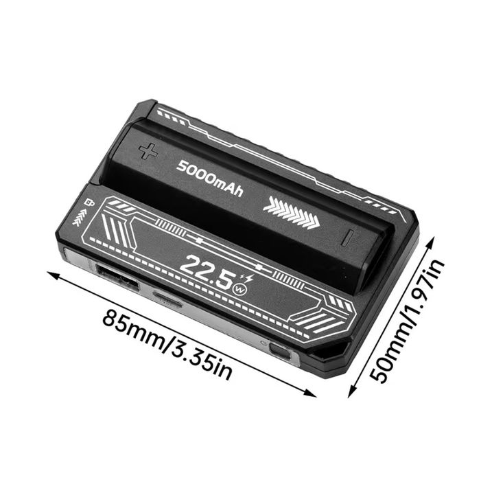 Powerbank на 21700 PD 20w Type C ,  5000 Mah QC 22.5w USB A Liitokala