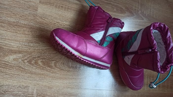 Дутики сапоги сноубутсы зима на девочку тм tom.m р 28