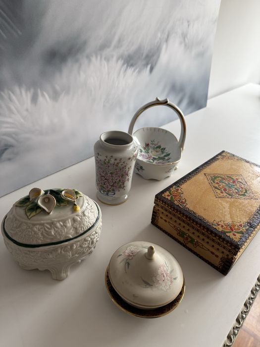 Diferentes acessorios para decoracao