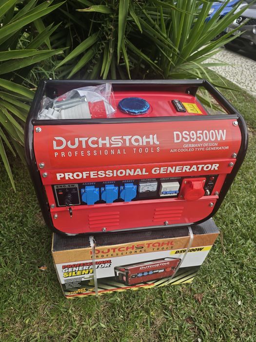 Gerador gasolina de 9500 watts monofásico e trifásico  novo
