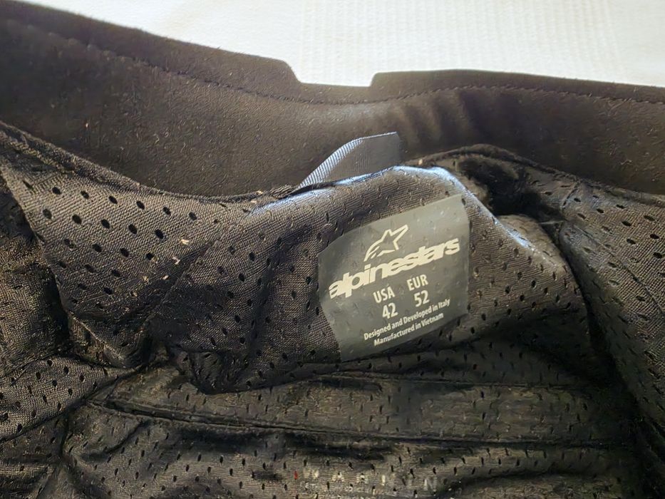 Casaco em pele para mota da ALPINESTARS