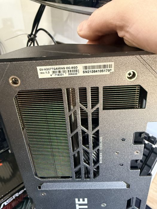 Відеокарта Gigabyte RTX3070TI 8gb стан нової пломбу не чіпали!