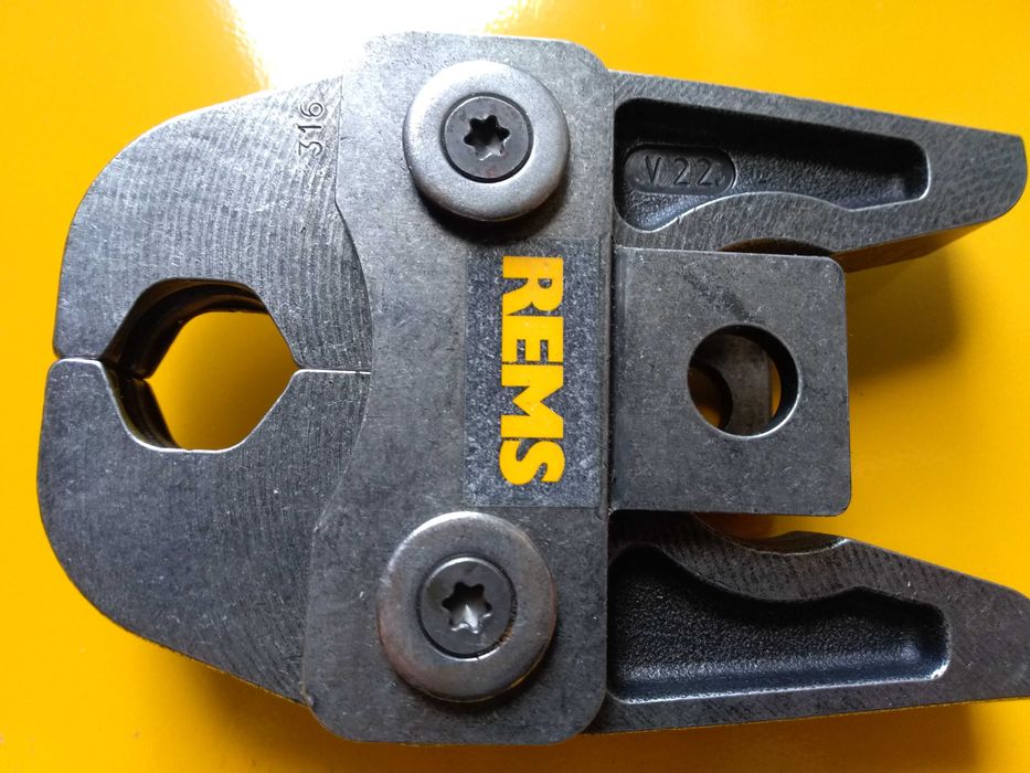 Zaciskarka rems + 3 szczęki, cęgi