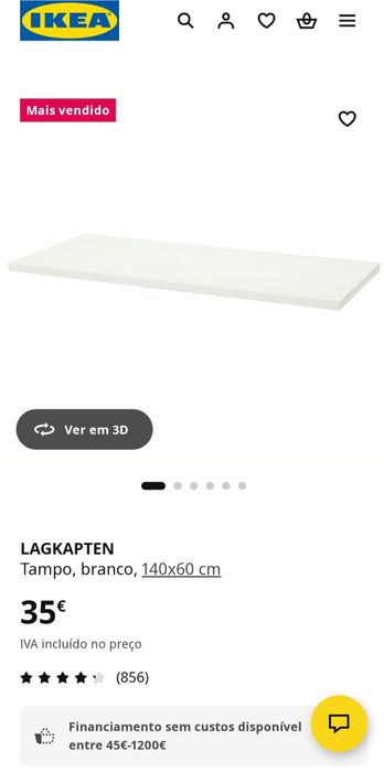Tampo LAGKAPTEN 140x60 | Ikea