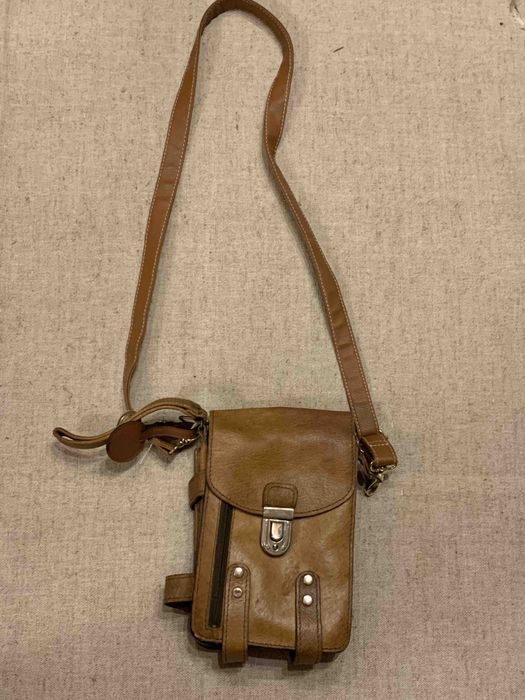 Шкіряна сумка через плече