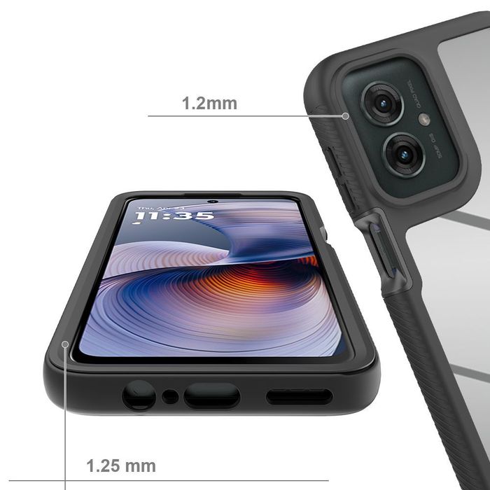 Tech-Protect Defense Motorola Moto G15 / G15 Power / G05 / E15 Black