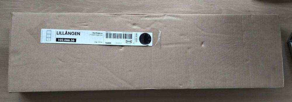 Coluna prateleira Lillângen Ikea Preta
