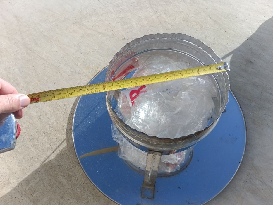 Capacete inox para chaminé 200mm