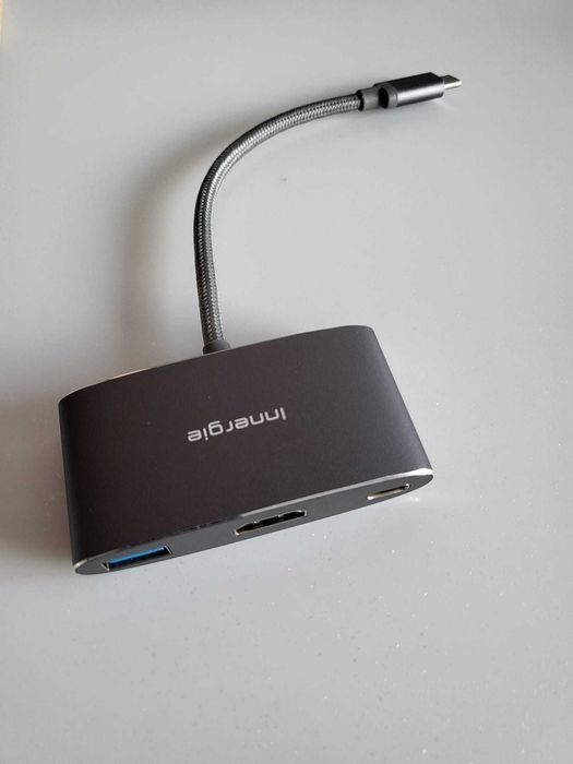 Innergie MagiCable - adapter USB-C na HDMI + USB 3.0