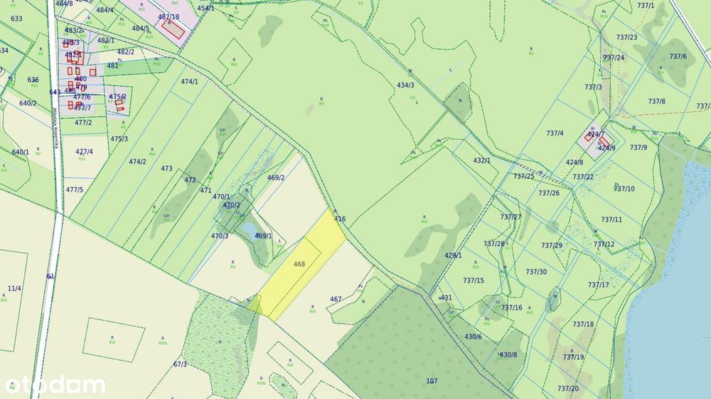 Działka rolna o powierzchni 1,49ha