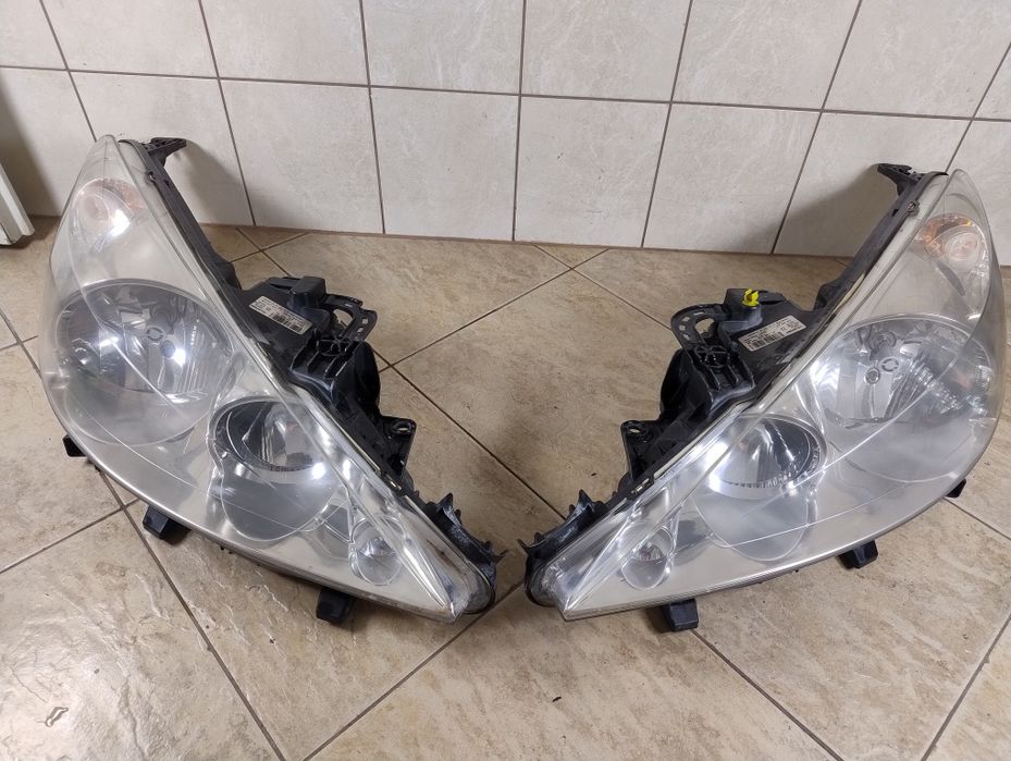 Peugeot 207 lampa 06-13 reflektor prawy lewy komplet Europa wysyłka