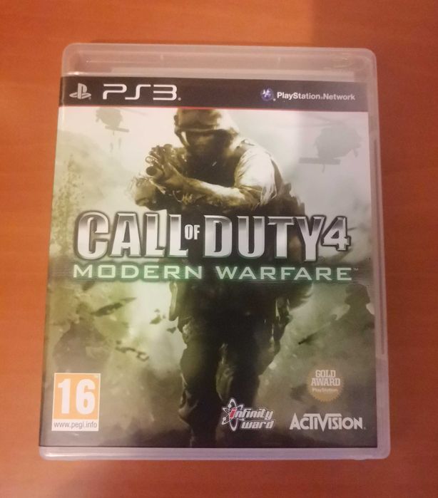 Jogo call of duty 4 Playstation 3