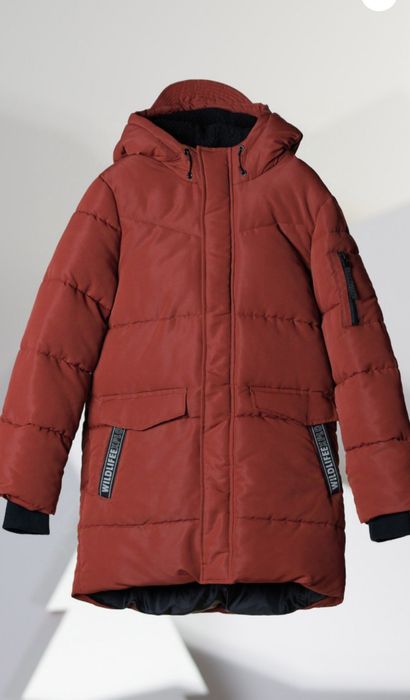 Подовжена тепла зимова куртка