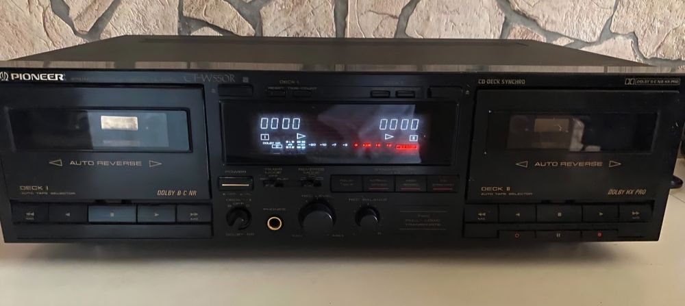 Zestaw Pioneer A- 676, CT-W550R, F-449, PD-M550