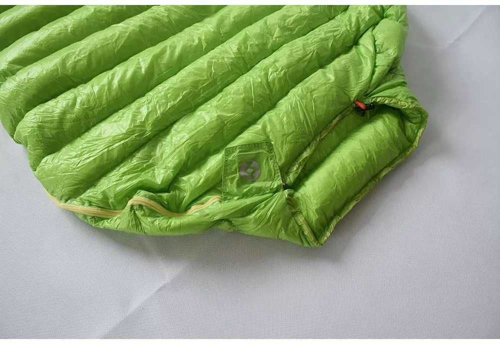 Пуховый спальный мешок кокон. Пуховий спальний мішок Aegismax mini M