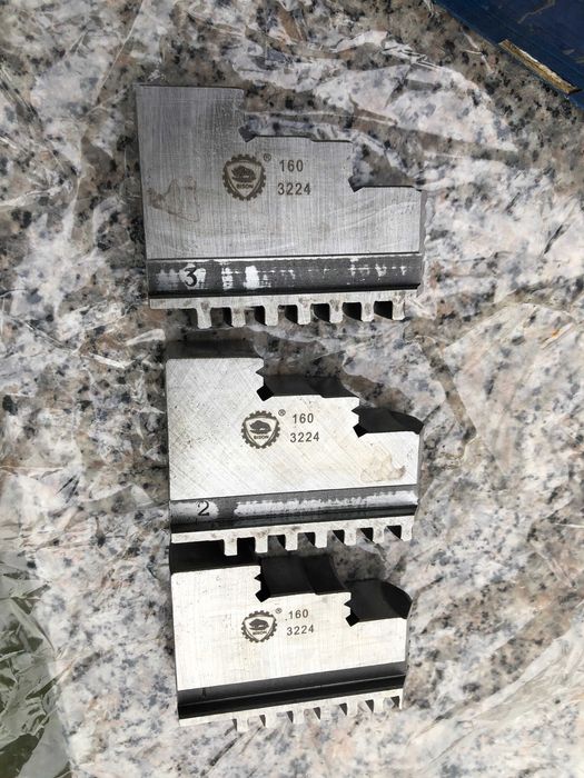 szczęki do uchwytu tokarskiego fi 160 nowy komplet BISON