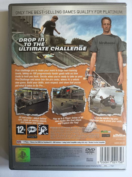 Tony Hawk's Pro Skater 4 PS2 PlayStation 2 angielska komplet