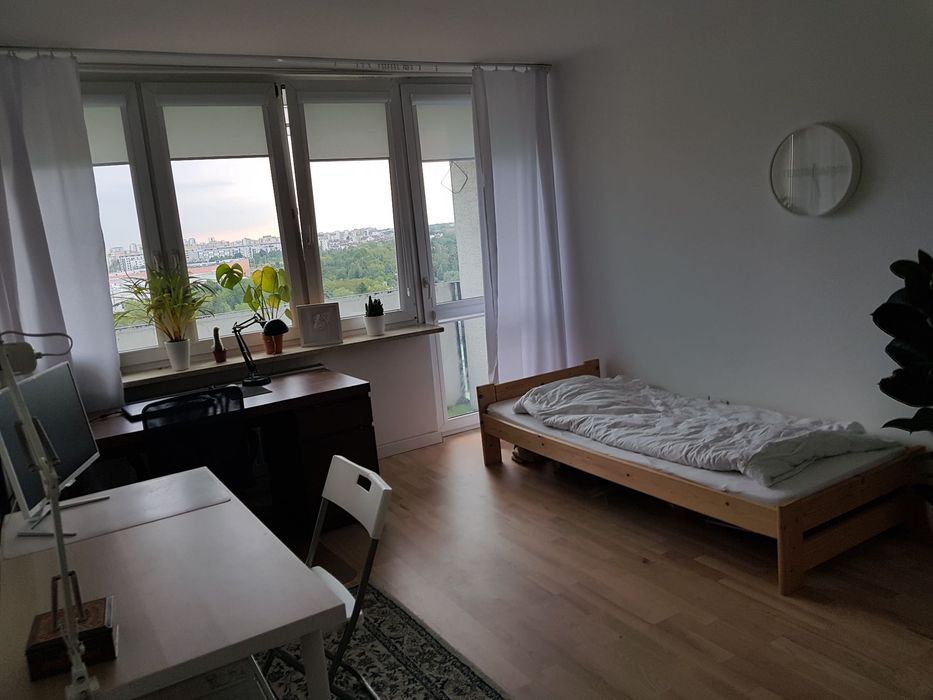 Duży pokój 16m2 na Woli z balkonem