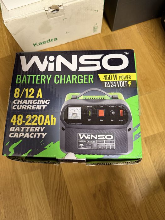 Зарядний пристрій Winso 12/24V 8/12A для акумуляторів (новий)