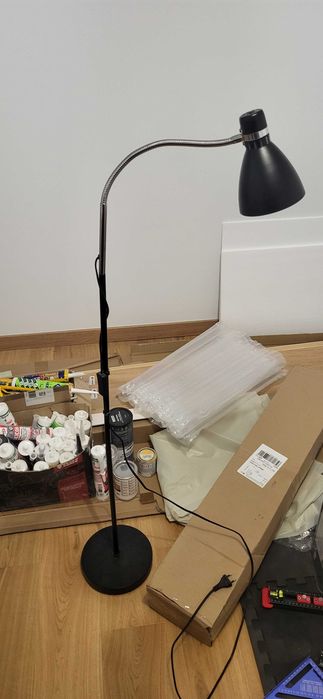 Lampa podłogowa JYSK Hansson E14 40 W czarny