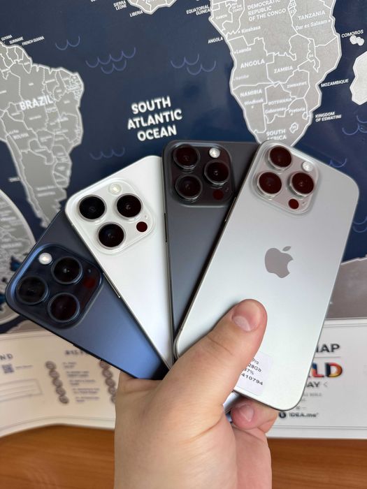 Apple Iphone 15 Pro Max 256Gb Natural Black Blue White Titanium Neverlock з фізичним сім лотком