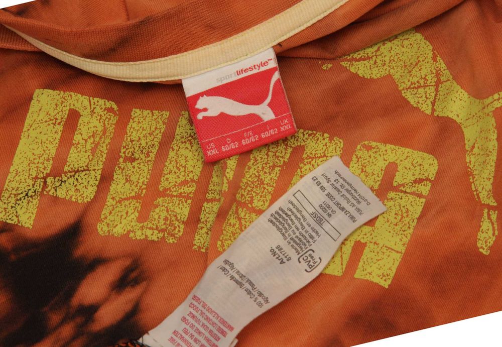 Puma  рр L футболка из хлопка Bleach Dye
