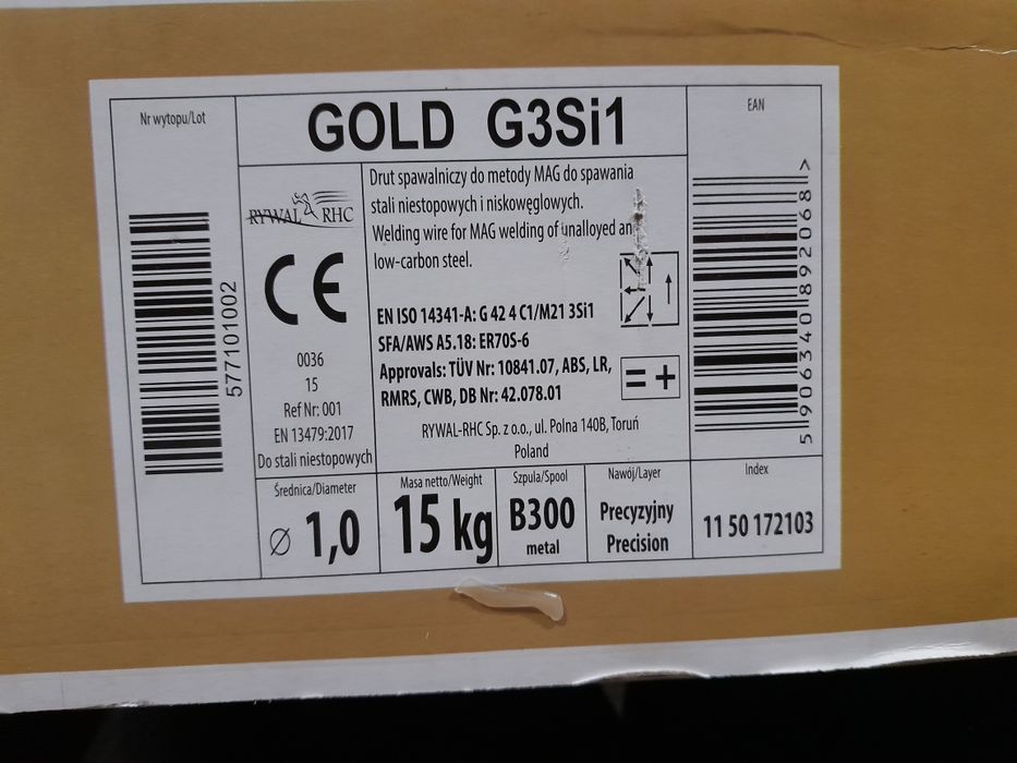 Drut spawalniczy 1,0 15kg