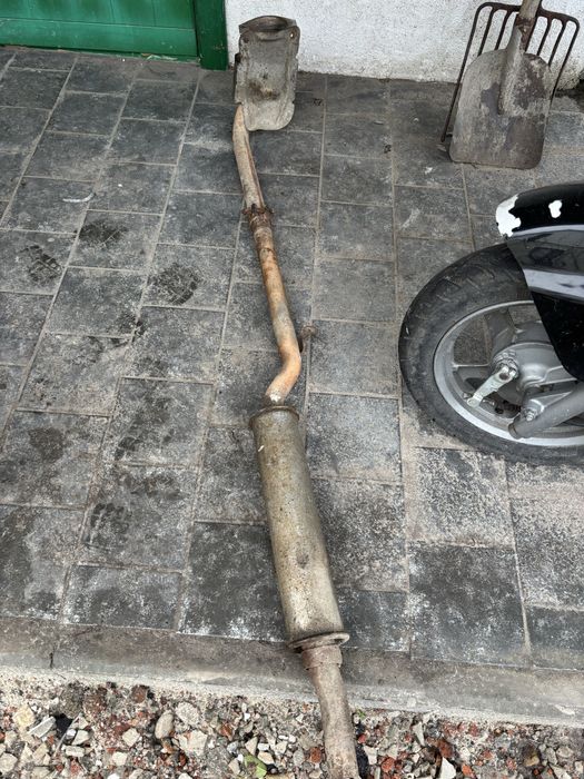 Вихлопна,  з резонатором vw Гольф 1