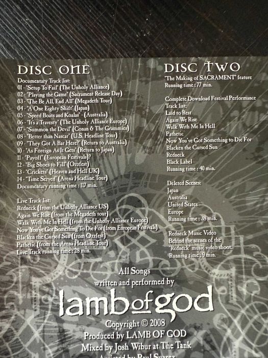 Lamb of God – Walk with Me in Hell