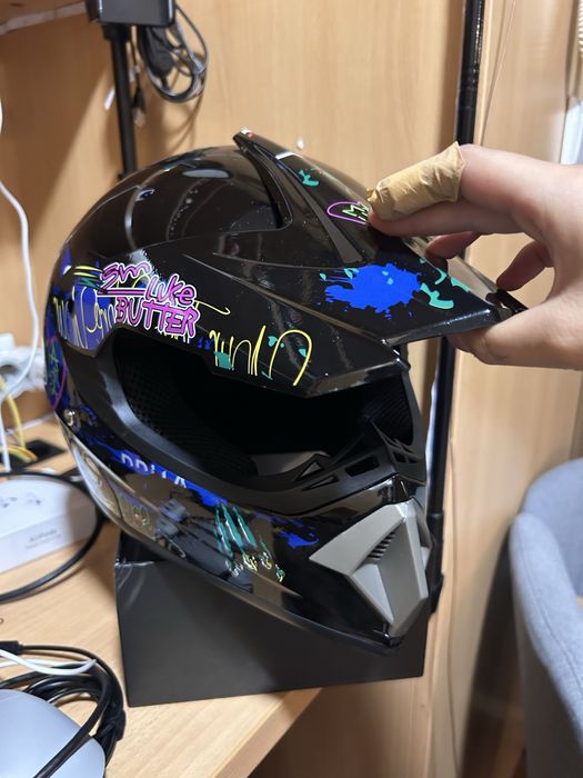 capacete moto cross M