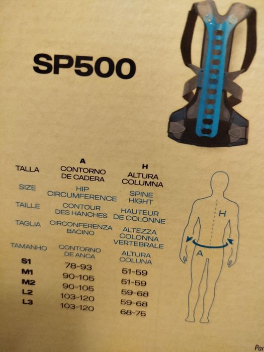 Colete para fractura de coluna