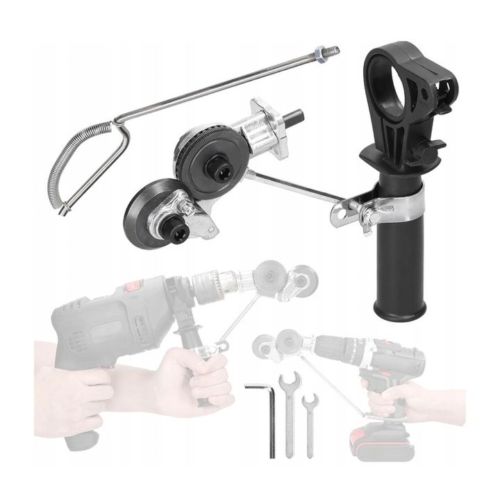 Cięcie Blachy Końcówka Do Wiertarki Nóż Nożyce Adapter Na Wkrętarkę Dr