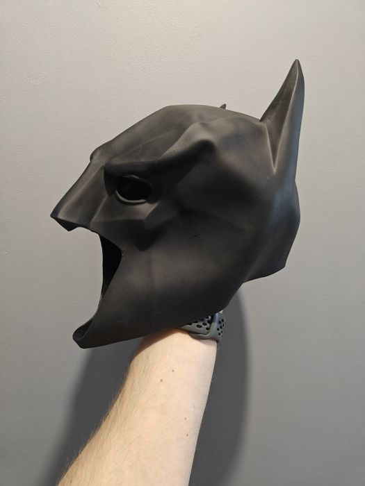 Maska Batman halloween przebranie latex lateksowa gumowa czarna