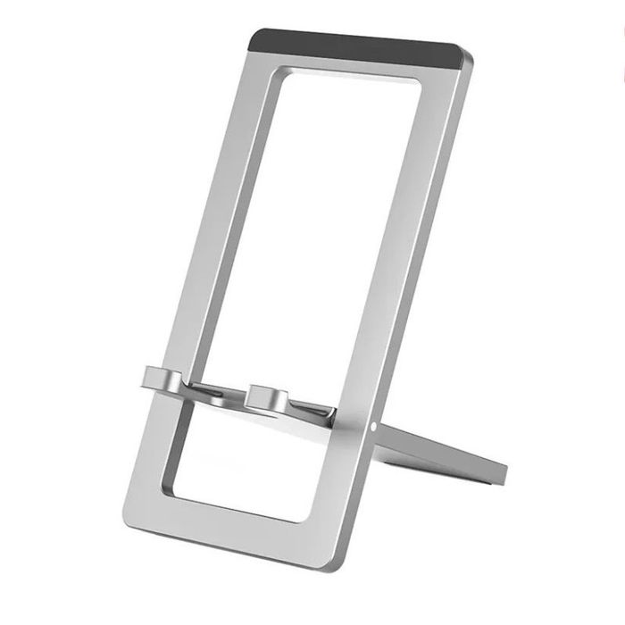Металева підставка для смартфону Iphone/планшету, колір срібний Silver