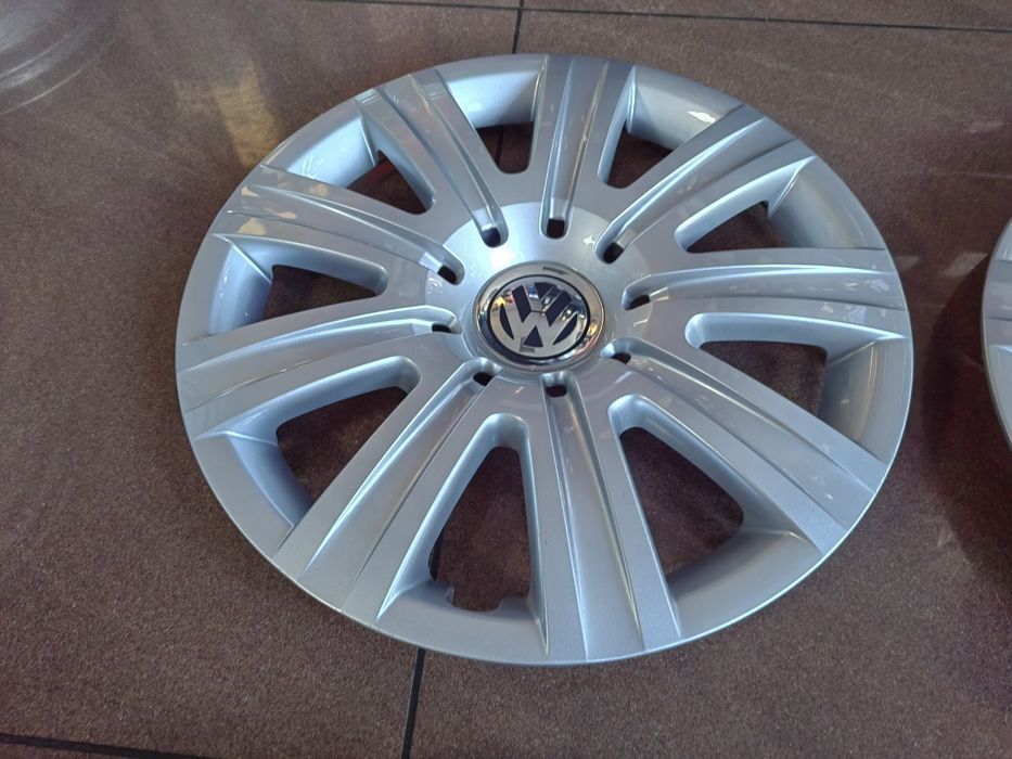 Kołpaki VW 16" Komplet Org 5NO Bardzo ładne Passat Golf Caddy Touran