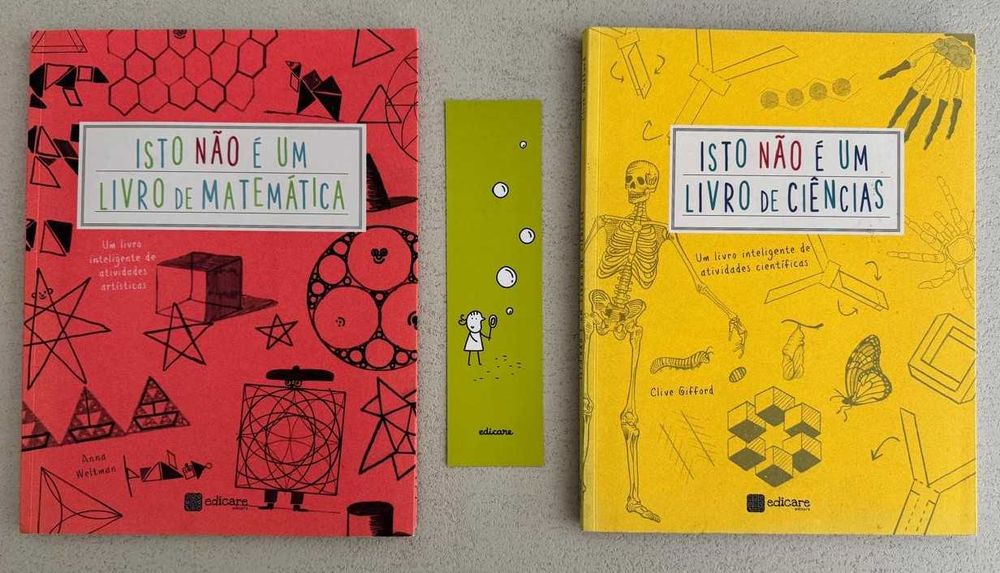 Livros Educativos infantis da Edicare “Isto Não é um Livro” – Matemática e Ciências