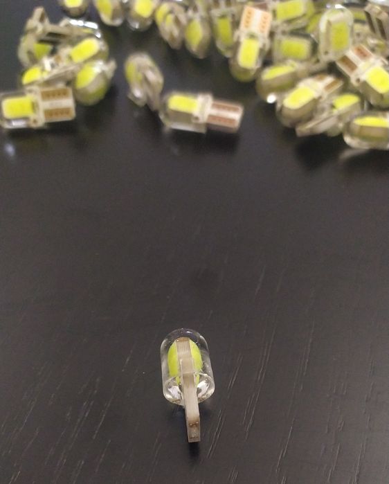 Leds T10 cob canbus