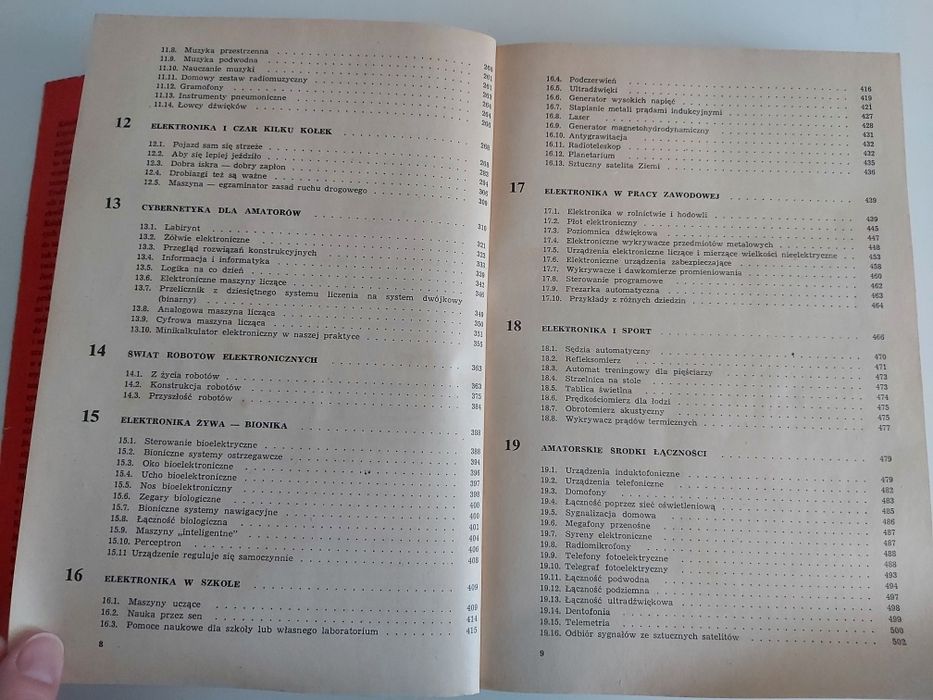 Nowoczesne zabawki elektronika w domu pracy szkole Wojciechowski 1976