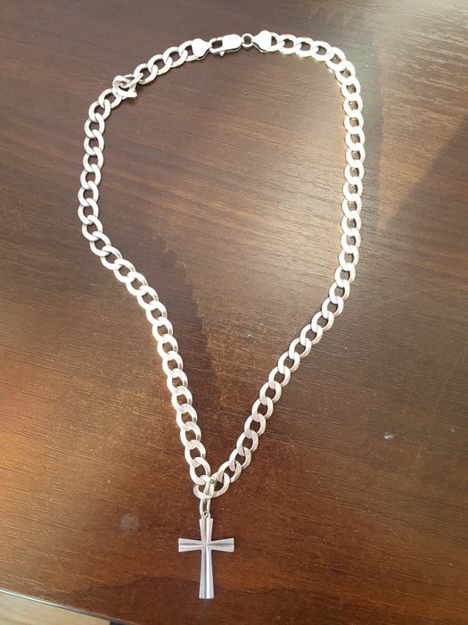 Srebrny łańcuszek pancerna próba 925 made in italy