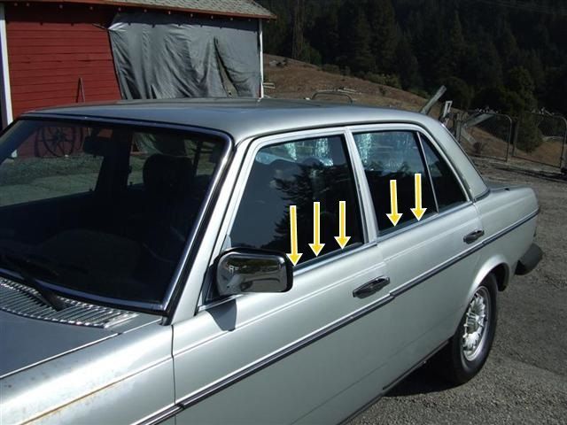 nowa uszczelka listwa wodozgarniacz mercedes w123