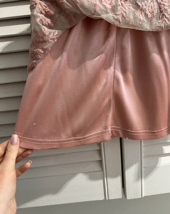 Spódniczka r.104 Kiki & Koko koronka haft kwiaty ażurowa