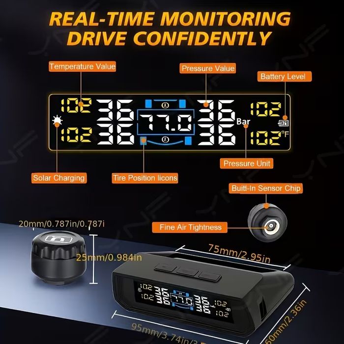 Датчики давления воздуха в колёсах TPMS