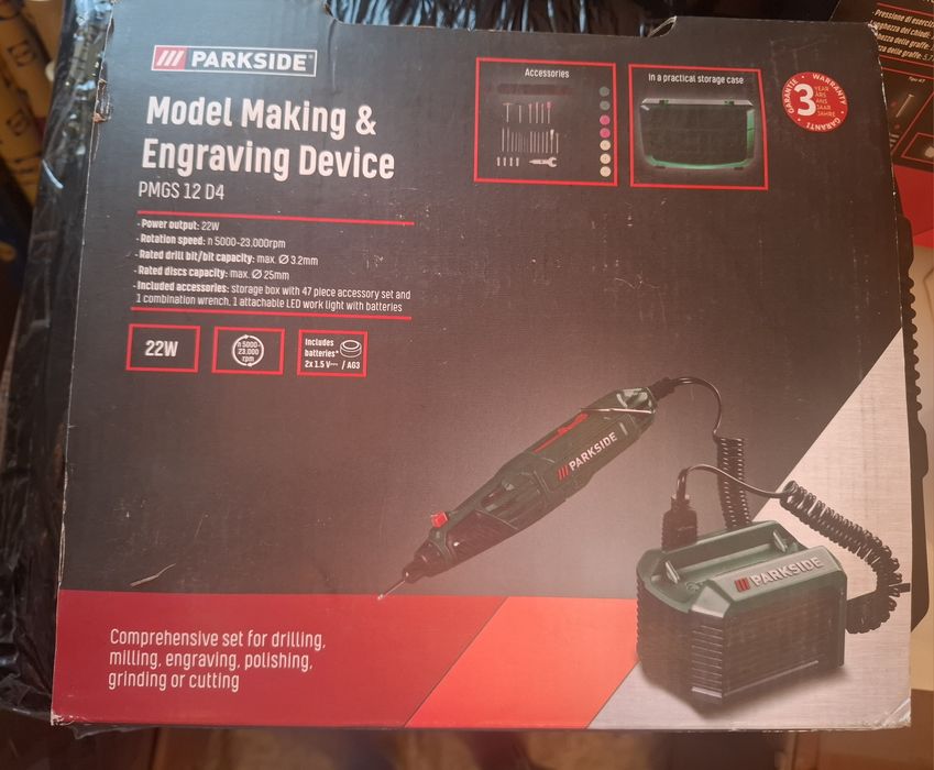 Urządzenie do grawerowania Parkside PMGS 12 D4 22W
6,0