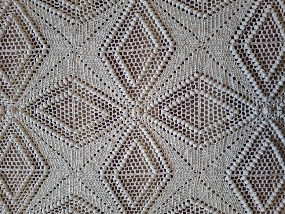 Colcha em croche 250 x 230cm
