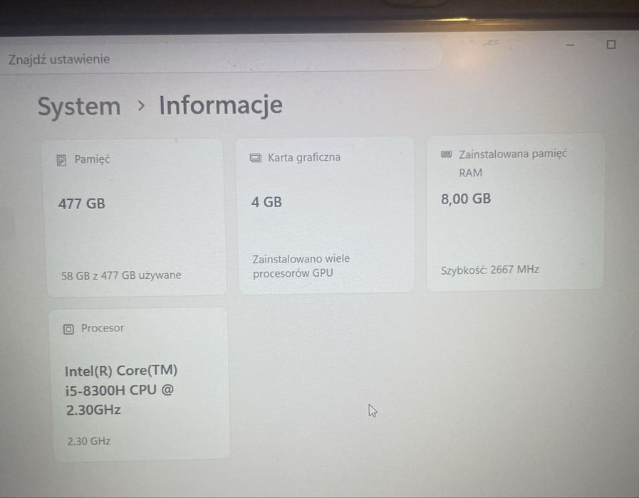 Laptop acer nitro 5