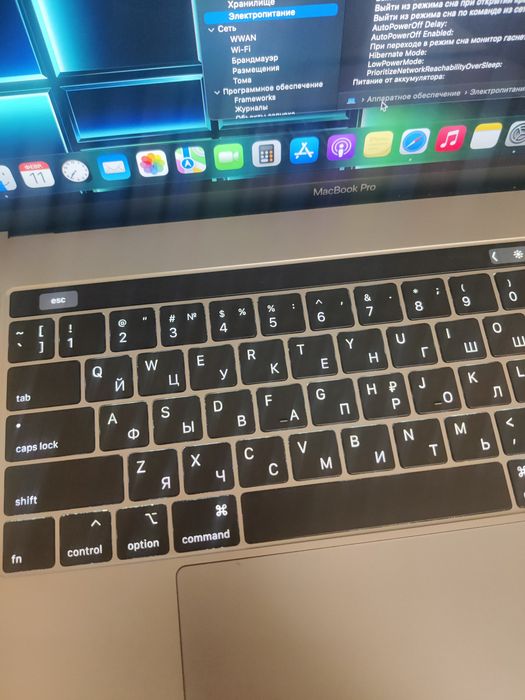 macbook pro 2017 1тб/16 гб 15.6 диаганоль экрана, тачбар