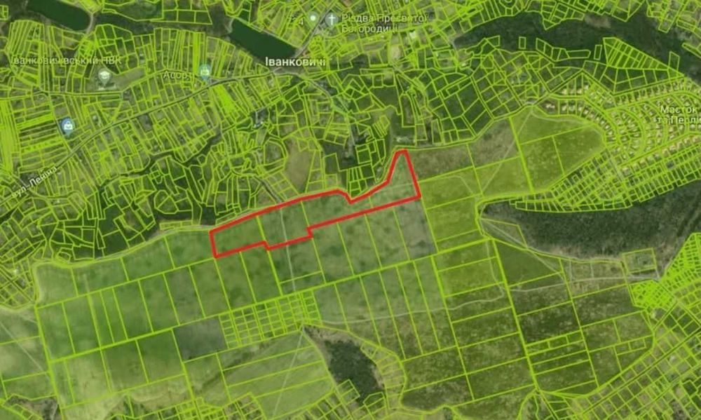 11 Га в 17 км від Києва, с. Іванковичі