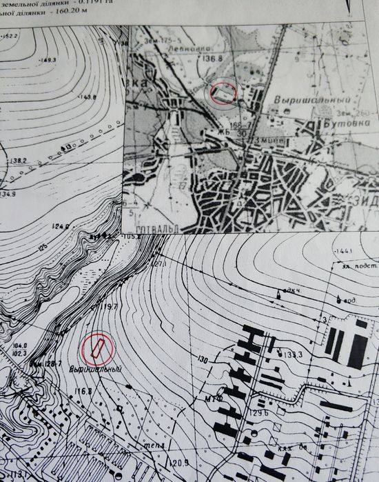 Участок земли под застройку дома Змиев