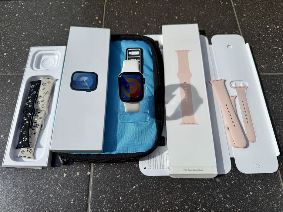 Smartwatch Apple Watch Series 9 41mm GPS blue bateria 100%