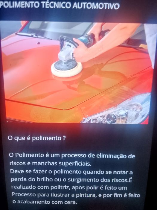 Polimento automotivo
